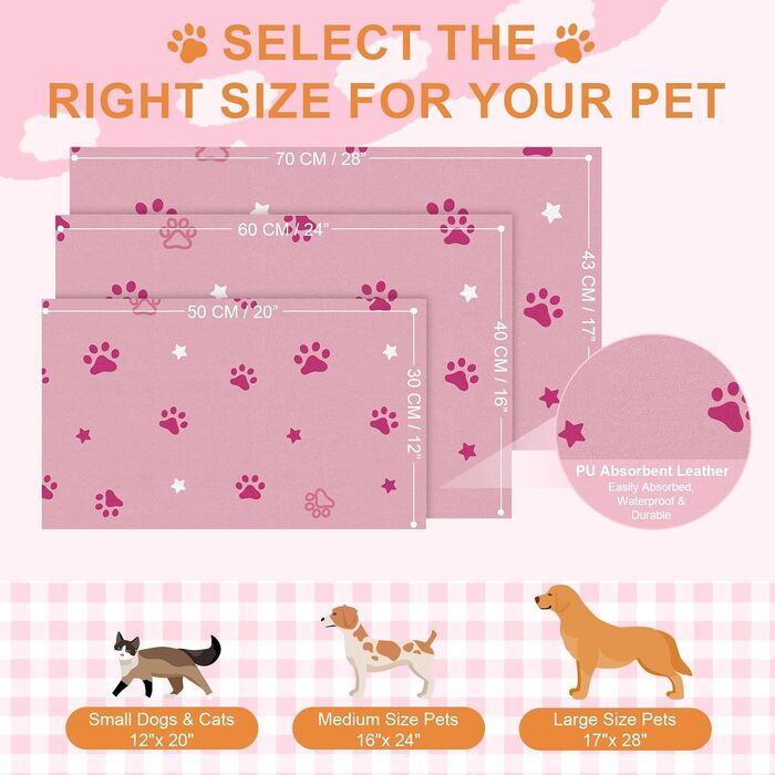 Килимок для годівлі собак Bleswin 30x50 см, водопоглинаючий, антиковзний, коричневий