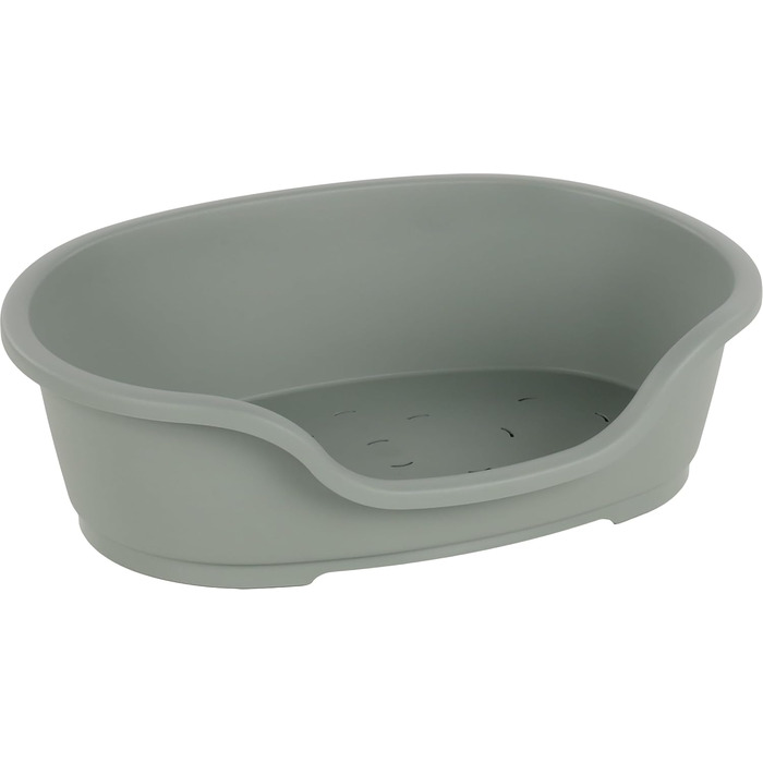 Крізьо для собак Flamingo Tuck – Овальне, зелене | Розмір M (70 × 47 × 22 см) | Практичне, стильне та легко миється! 70x47x22cm