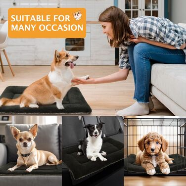 Килимок для собак PET SPPTIES: м'який, теплий, миючий, двосторонній, 61x41 см, темно-зелений