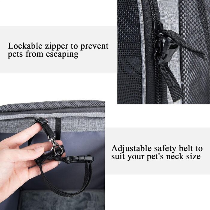 Корзина для собак на велосипед | Сидіння для собак на велосипед | Легка переносна сумка з кріпленням, дихаюча для покупок, походів у гори, подорожей, кемпінгу