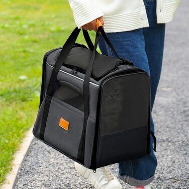 Транспортна сумка для кота/маленького собаки, складана переноска для тварин, автотранспортна сумка з вентиляцією