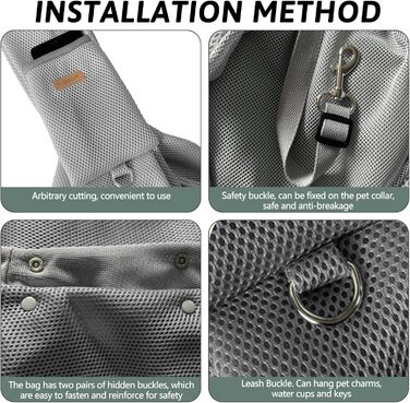 Сумка-переноска для собак, чорна. Зручна переноска для вигулу та подорожей з регульованим плечовим ременем та передньою кишенею