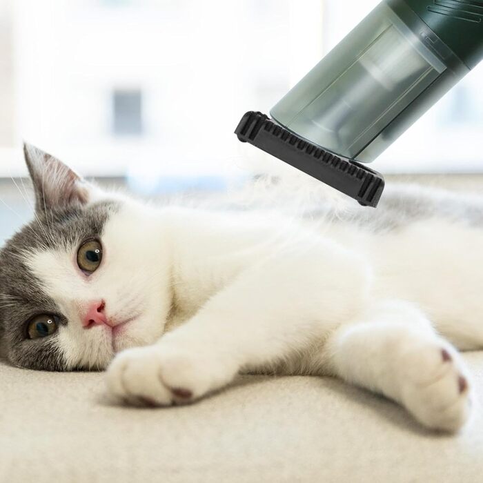 Бездротовий пилосос для шерсті тварин (собаки, коти) | Зйомний, багатофункціональний | Зелений