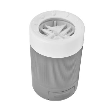 Портативний очисник лап для собак, мийка лап для тварин, зручний інструмент для дому, подорожей та активного відпочинку (сірий)