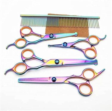 Професійні ножиці для собак: вигнуті ножиці, ножиці для грумінгу, професійний набір для догляду за тваринами