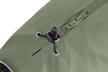 Водонепроникний теплий дощовик для собак Hunter Uppsala, хакі, 2в1 знімний підкладка, розмір 30