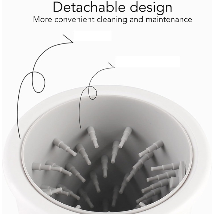 Автоматичний мийник для собак, акумуляторний, м'який, регульований електричний мийник для домашніх тварин