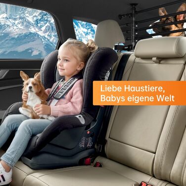 Сітка для багажника автомобіля для собак, універсальна, 32-55см * 80-145см, без повторного монтажу