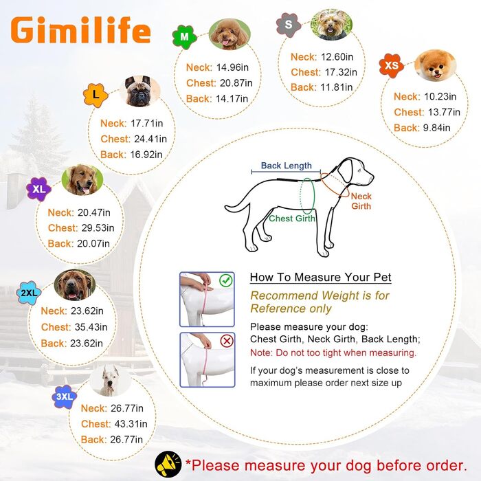 Зимова жилетка для собак - тепла бавовняна жилетка для собак, для сноубордингу, 3XL (36+ кг, 68 см обхват шиї), сіра