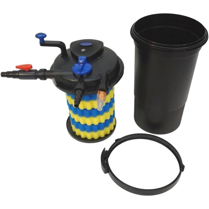 Фільтр для ставка AquaOne CPF-15000 з біофільтрацією, УФ-C 18 Вт, для водойм до 30 000 л, очищення від водоростей