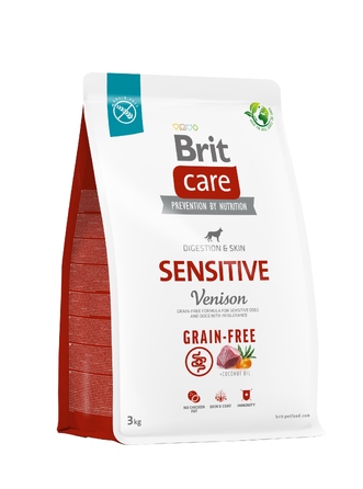 Корм для собак Brit Care Grain-Free Sensitive з олениною Karma, 3 кг
