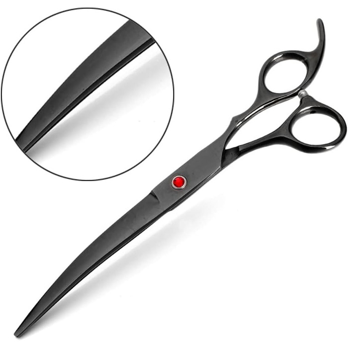 Набір професійних ножиць для грумінгу собак та котів, нержавіюча сталь, з гребінцем