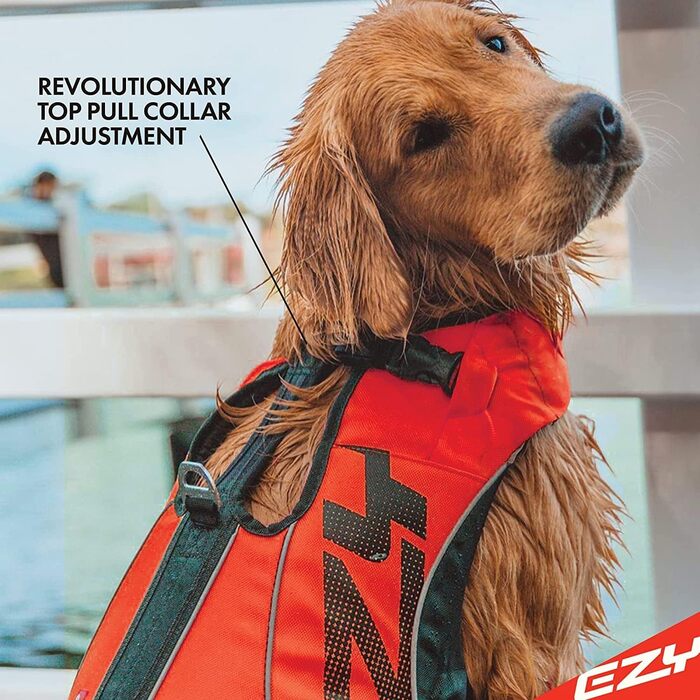 Преміум рятувальний жилет для собак EzyDog DFD X2, червоний, розмір S, для малих, середніх і великих порід, із ручкою