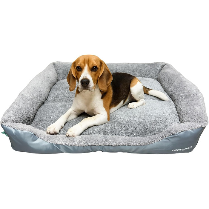 Крісло-ліжко для собак, м'яке, нековзне, знімний та пральний чохол, пухнасте (XL)