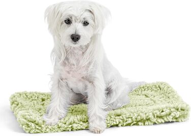 Міцне ліжко для собак Toutwool від жування - м'який лежак у переноску для собак - надійний лежак для агресивних жувальників - можна прати, ідеально підходить для маленьких порід & розмір L 62 см, (XS, Gleam)