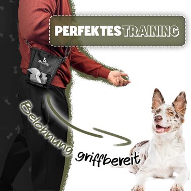 Сумка-поїльник для собак SnackKeeper 650 мл з відділенням для відходів та магнітним закриттям, чорна