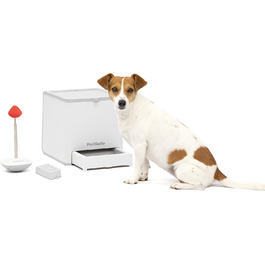 PetSafe Teach & Treat – дистанційний тренер для собак, автоматична видача ласощів, для навчання та позитивного підкріплення, сірий, працює від 4 батарейок D