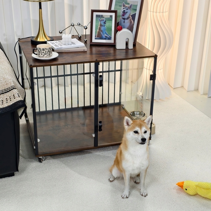 Дерев'яна клітка BingoPaw, 60 x 77 x 65 см