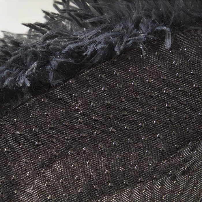 Крісло-лежанка для собак Wallace & Jones Sarnia - M, м'яке, темно-сіре, 80 x 80 x 24 см