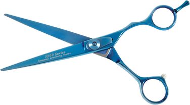 Ножиці для грумінгу Master Grooming Tools 5200 Blue Titanium – професійні ножиці для догляду за шерстю собак з 42 зубцями, 16.5 см