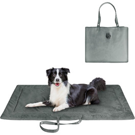 Водонепроникний килимок для котів та собак Kritter Planet, складаний, миючий, для подорожей та відпочинку на природі, з ручками, 127 x 70 см