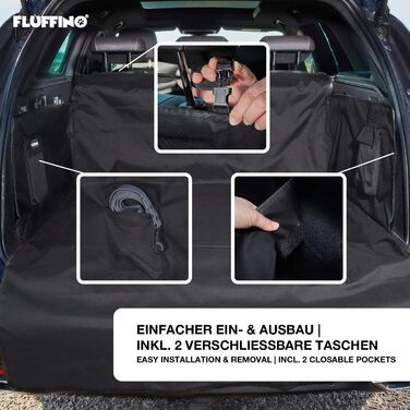 Захист для багажника автомобіля від собак: вологостійкий, стійкий до подряпин, легко миється. Килимок для собак у багажник авто.