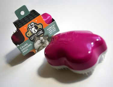 Масажна щітка для собак та котів з довгим та коротким волоссям, 10,2 см, Royal Relief Blue