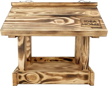 Будиночок для птахів IDEA HOME MAXI з дерева на ланцюгу. Годівниця для птахів на ланцюгу, для цілорічного годування