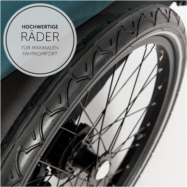 Дитячий велопричіп 2в1 Hauck Dryk Duo Petrol