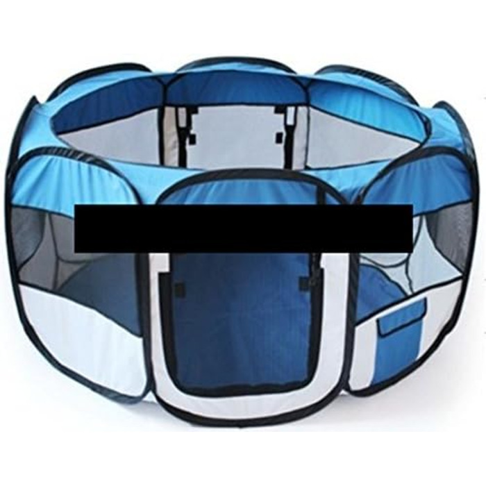 Клітка-загончик для кроликів та морських свинок BUNNY BUSINESS, розкладний, з тканини, рожевий (червоний)