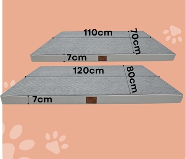 М'який килимок для собак Odol-Plusz, сірий, 80 x 60 см