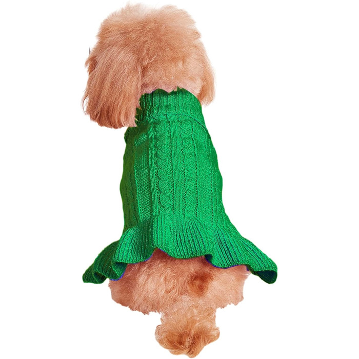 Теплий зручний светр для собак, розмір M, акрил, з коміром-горловиною, для собак маленьких та великих порід, 5,9–7,3 кг