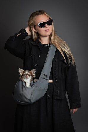 Трансформер для собак Noah & Paw: переноска для маленьких собак до 5 кг з регульованим ремінцем та м'яким хутром