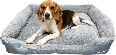 Крісло-ліжко для собак, м'яке, нековзне, знімний та пральний чохол, пухнасте (XL)