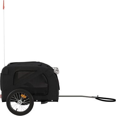 Фарм-причіп для собак Gecheer: міцний каркас з заліза, оксфордська тканина, дах з ПВХ, для безпечних та комфортних поїздок з домашніми тваринами