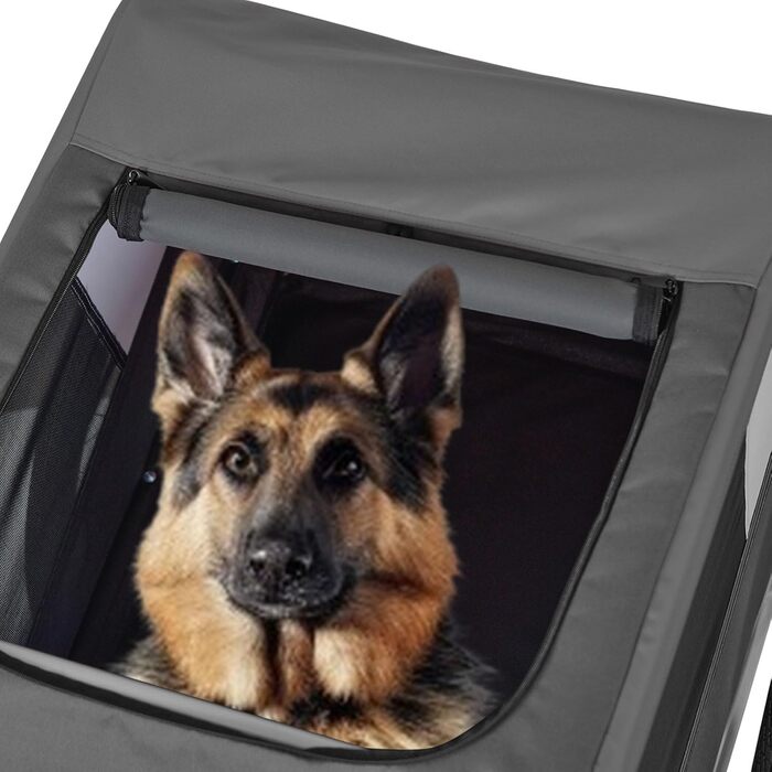 Тігго VS Pets L: Причіп для собак великого розміру, 270л, сірий (80202)