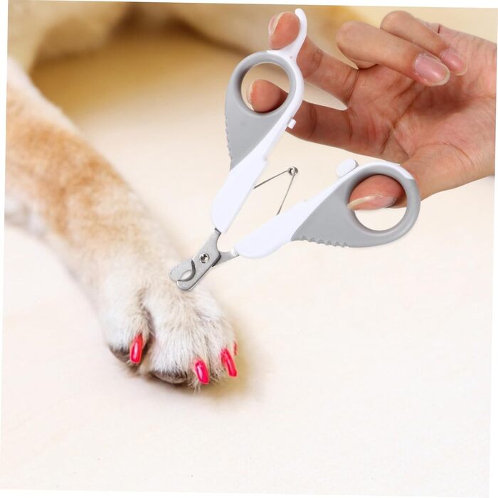 BESPORTBLE 2 шт. Кусачки для нігтів домашніх тварин: для собак та котів. Сталеві кусачки з вигнутим ножем для безпечної та безболісної догляду за нігтями.
