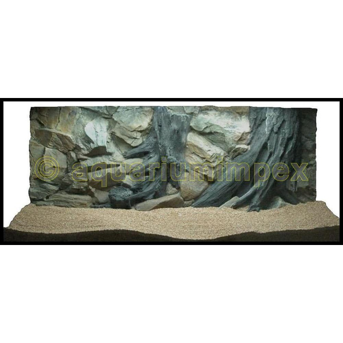 3D фон для акваріума Root 120x60 см, коріння, декор задньої стінки
