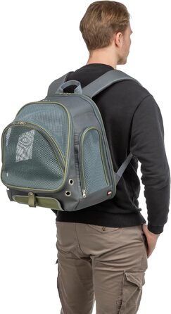 Рюкзак для собак TRIXIE Lyla - для собак до 8 кг, з кишенями, короткою повідком та регульованим плечовим ременем, з дихаючого мешу