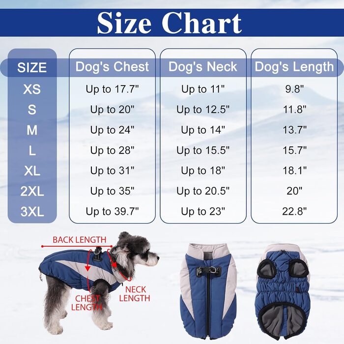 Зимовий теплий одяг для собак, куртка Kates Wetter, вітронепроникна, світловідбиваюча, флісова, з отвором для шлейки, тепла флісова жилетка для собак, розмір X, куртка для собак на блискавці, зимовий костюм для собак, зелений (L, блакитний)