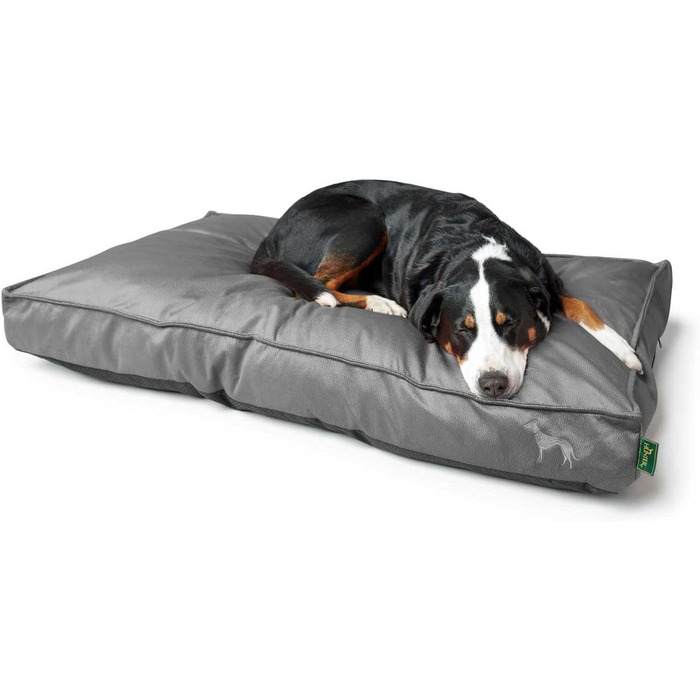 Ортопедична подушка для собак Hunter Merida з піною з пам'яті; Підтримує суглоби та хребет, неслизька основа, колір антрацит, розмір XL
