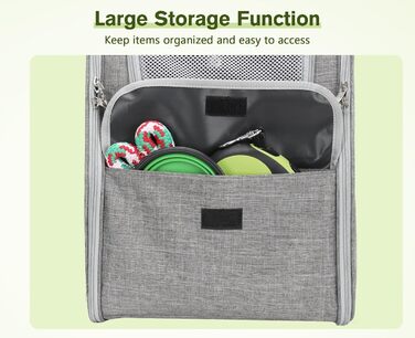 Плед-рюкзак для кота Pecute, сірий, класичний, до 6 кг