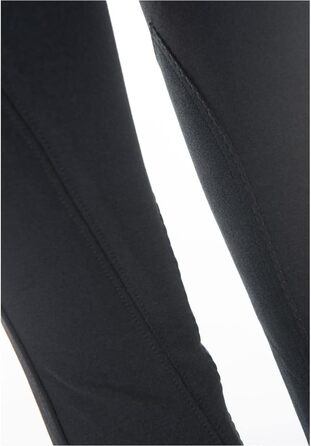 Дитячі штани для верхової їзди RL24 Winter - чорні, розмір 98-176 | З накладкою на коліна з синтетичної шкіри, дихаючі, теплі | Верхова екіпіровка для дітей