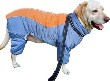 Водонепроникний зимовий одяг для собак, тепла флісова жилетка, зимова куртка для собак, одяг для цуценят, розмір B (22)