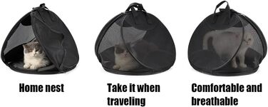Транспортна сумка для кота | Сітчаста переноска для тварин - Легка дихаюча сумка для котів, кошенят та маленьких собак, для подорожей, активного відпочинку та перенесення