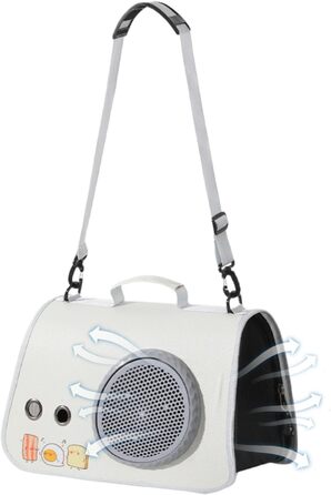 Транспортна сумка для котів, переноска для тварин з плечовими ременями – органайзер для подорожей, кемпінгу та прогулянок