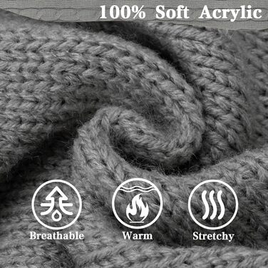 Пуловер теплий для собак та котів PUPTECK, сірий, розмір L (обхват грудей 40.1 см, довжина спини 40.1 см)