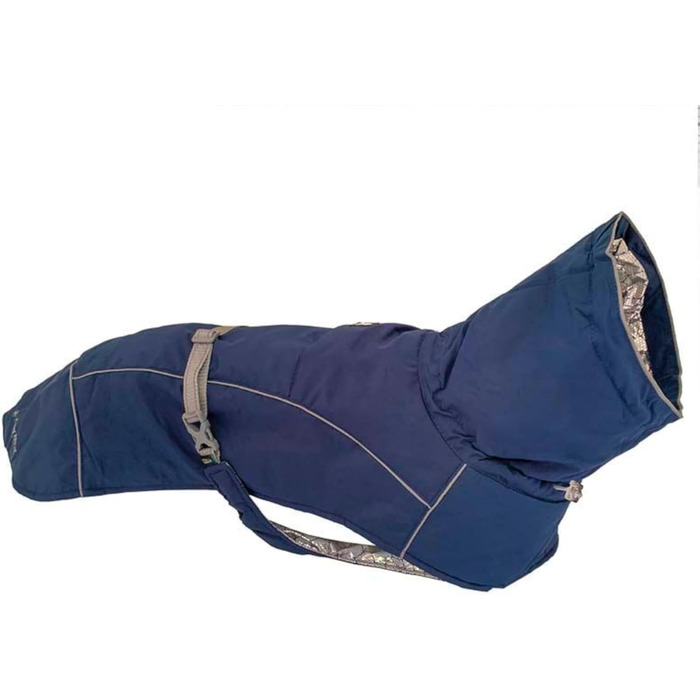 Водонепроникний накидка для собак Croci Makalu, темно-синій, 65 см, регульована температура