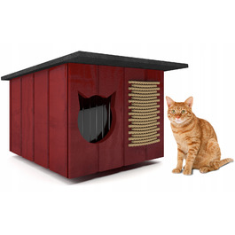 Будиночок для кота Chill, багатоколірний, квадратний, 56 x 47 x 32 см