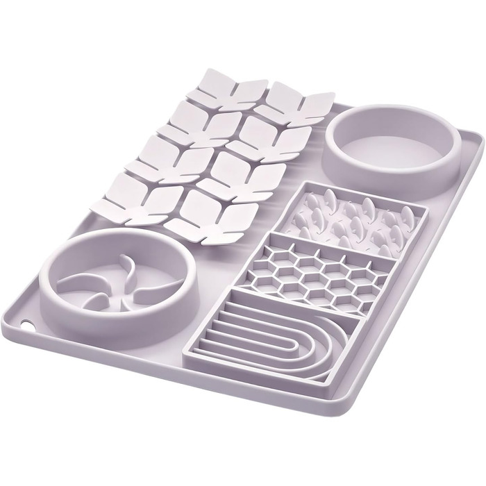 Миска для повільного годування, силіконовий килимок від протікання з присосками для собак та котів, килимок для нюхання, іграшка-головоломка для нудьгуючих цуценят, інтерактивна миска для повільного годування